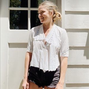 Vintage Cotton Blouse circa 1920 - rare and pretty find!